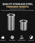 M11x2.0 Thread Repair Kit With Stainless Steel Inserts For Cars And Trucks, includes two insert sizes, 16.2mm and 28.2mm.