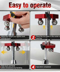 How-to guide for using Sheet Metal Roller Pro Grade 1-Station Bender for Iron Aluminum Copper Stainless Steel with 0-100 Degree Bend Range