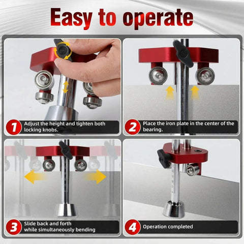 How-to guide for using Sheet Metal Roller Pro Grade 1-Station Bender for Iron Aluminum Copper Stainless Steel with 0-100 Degree Bend Range