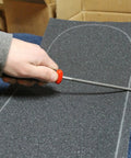 Skateboard Griptape Roller Tool And File Kit Grip Tape Tools Set For Smooth Application on deck