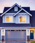 House exterior with Dusk To Dawn Outdoor Wall Light Pair With Smart Sensor 14 And A Half Inch Modern Farmhouse Exterior Sconce