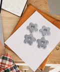 Top Shelf 6 Pack Aluminum Gas Valve Handwheel Hexagon Replacement Handle For Cylinder Regulators Quick Swap Tool Easy Install No Tools Needed, four silver handwheels