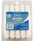 6-1/2 Inch Mini Roller Cover With 1/4 Inch Nap in White Woven for Smooth, Lint-Free Paint Jobs, 10 Pack Z-Pro 72572 in packaging