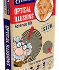 Optical Illusion Lab Science Kit For Kids Ages 8 And Up With 14 Engaging Experiments And Step By Step Picture Guide, box front view