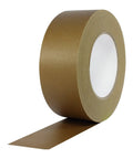 Durable Rubber Adhesive Kraft Flatback Carton Sealing Tape With Paper Backing, 7 Mil Thick, 55 Yards Long, 2 Inch Wide, Dark Brown