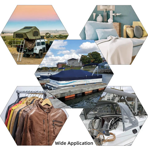 Marine Grade Stainless Steel Boat Cover Snap Kit 150 Pieces Three Eighth Inch Socket Fasteners for boats, tarps, tents, and fabrics.