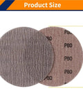 Grab These 50 Piece 6 Inch Mesh Sanding Discs With Hook And Loop Back For Metal Drywall Work Super Smooth Wet Or Dry Grind Finish Power Tool Accessory Essential Grit 80 To 800 with varying textures.