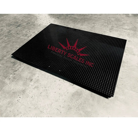 Hardcore 60X84 Inch Industrial Floor Scale Boasting 5000 Pound Capacity And One Pound Accuracy Crafted With Reinforced Steel Channel Frame