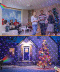 Indoor and outdoor display of Outdoor RGB Laser Lights Projector for Christmas Decorations Waterproof Garden with remote