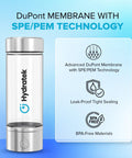 Portable Hydrogen Water Bottle With SPE PEM Tech Ionized Water On The Go 420 Ml with DuPont membrane technology