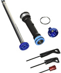 Crown Adjust TK Damper for 80-120mm travel forks, components set, compatible with Sektor Silver XC32 Recon Silver B1, top view