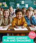 Children using Flexible Whiteboard Sheets 9 By 12 Inches Dry Erase Set For Math Manipulatives in classroom setting