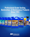 Assorted Miracle Sealants products including 511 H2O Plus Water Based Penetrating Sealer For Countertops Stone Tile And Grout Indoor.