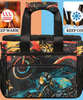 Colorful Insulated Picnic Backpack Lunch Bag For Women And Men, Grab And Go Tote Cooler Backpack With Graphics