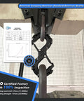 S Shape Integrated Winch Shackle With Quick Release for Off Road Recovery 33000 Lbs Break Strength in tensile test setup