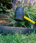 Installing Pound-In Lawn Edging with Bonus Anchoring Stakes for Easy DIY Landscape Border, 4.5 Inch Straight-Top Plastic Garden Border Kit