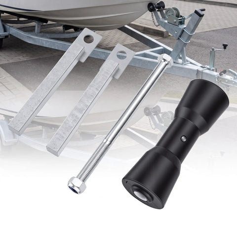 Heavy Duty Boat Trailer Roller Kit 7.48 Inch hot dipped galvanized nylon rollers on boat trailer frame
