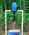 0.4 To 4 Percent Adjustable Fertilizer Injector For Drip Irrigation And Automatic Liquid Dosing Pump in garden setup