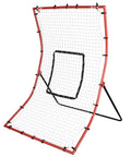 MLB Flyback Pitch Back Net For Baseball Training With Multi Position Return 65 By 44 Inches All Weather Durable Rebound Net For Backyard Practice