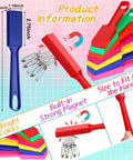 Colorful Magnetic Wands Set For Classroom Learning Hands On 12 Piece Rainbow 8 Inch Wands with Built-in Magnet