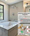 Slick Brushed Nickel Tub Shower Faucet Trim Kit With Smooth Single Handle Controls And Heavy Duty Internal Valve installed above a bathtub.