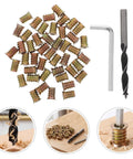 Beefy Wood Threaded Insert Kit With Hex Drive Nuts For Quick Furniture Fixes And Solid Secure Fastening One Quarter Inch Thread Size For Durable DIY Woodworking Projects, 1/4-20 inserts with drill bit and hex key