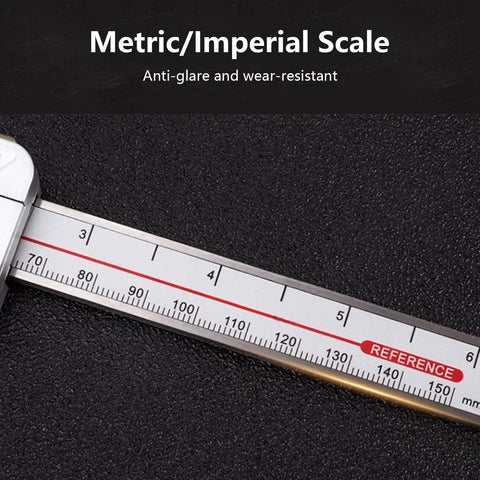 Offset Centerline Caliper For Hole Center Distance Measurement With Digital Vernier Ruler And Cone Probe Stainless Steel Inch And Metric