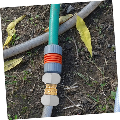 Heavy Duty Garden Hose Repair Kit Connectors For Quick Fixes And No Leak Seals, Pro Grade Aluminum Zinc Alloy Hose Connector Set