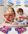 GDRic Spider remote control cars, two red and blue 4WD stunt RC cars with LED lights for indoor play.