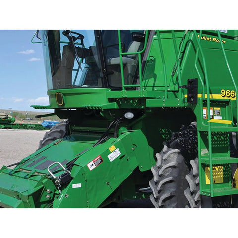 Combine with 12V LED Tractor And Combine Flood Light With Connector Replacement For Case IH 5088 5130 5140 6088 6140 7010 7088 7120 7130 Off Road Ready 2900 Lumens 35 Watts Aluminum Housing With Mounting Bracket