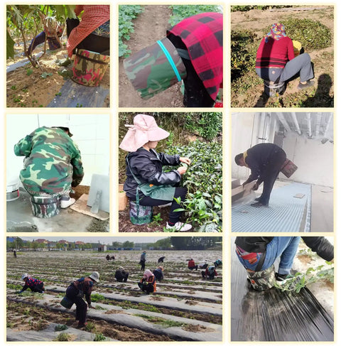 People using Wearable Garden Stool Sit On The Go Garden Chair For Seniors And Moms Lightweight Yet Durable Anti Collapse EPP Foam in gardening and farming