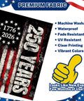 Patriotic 250th Anniversary USA Garden Flag For Outside Double Sided Waterproof Stars And Stripes Banner 1776 2026 design