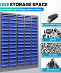 75 Drawer Parts Cabinet With Alloy Steel Frame For Heavy Duty Bolt And Nut Tool Organization In Workshop Garage Or Office Hardware Storage Cabinet No Assembly Required Keeps Screws Nails Electronics And Small Parts Sorted with blue drawers and storage examples