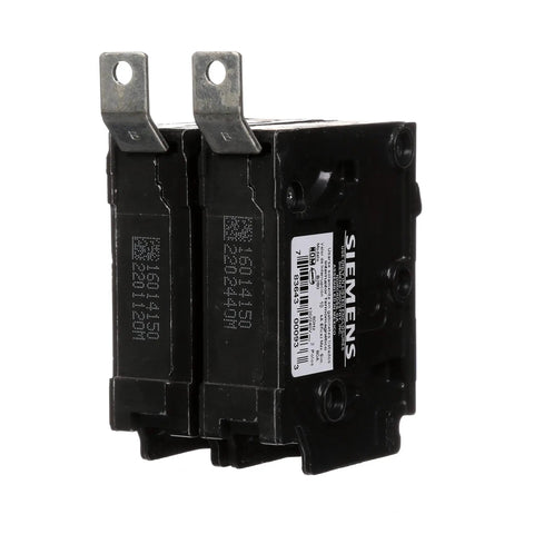 Beefy 80 Amp Double Pole Breaker For 120/240V Panels, Bolt-In Type BL, 10KAIC Interrupting, UL Listed, close-up view