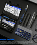 Grab And Go Magnetic Eyeglass And Sunglass Repair Kit With Assorted Screws Nose Pads Tiny Screwdriver Bit Set Tweezers And Travel Case for glasses.