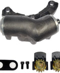 Top Shelf Direct Fit Rear Passenger Upper Drum Brake Wheel Cylinder Straight Shot Replacement with rubber cups and mounting brackets.