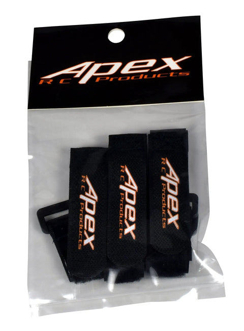 5 Pack 20mm By 200mm HD Rubberized Battery Straps Non Slip For Drones Quads Helis Planes And Cars in packaging