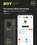 Bivy Stick Mesh Satellite Communicator Go Anywhere With LoRa Enabled Mesh And Global Iridium Coverage device and app interface