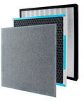 True HEPA And Activated Carbon Replacement Filter For Aura IC-5018 And Sensa IC-5120 Air Purifiers, layered filter design