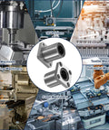 2 Pack LMK16UU 16mm Bore Linear Ball Bearings Square Flange Bushing ABEC3 Grade With Dual Rubber Seals For CNC Operations And 3D Builds shown in various machinery applications.