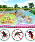 5 Pack Mesh Food Cover Tents For Picnics And Barbecues, Multi Functional Plate Covers, protecting food on picnic table