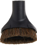 Premium Dusting Brush Vacuum Tool with soft fill, black plastic 1.25 inch connection, for delicate finishes and uneven surfaces.
