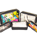 Clear TPU Diaper Bag Organizer Set Five Piece Pouch Cubes Clutch Bags For Travel Baby Essentials Waterproof TSA Approved
