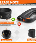 High Pressure Washer Spray Gun Replacement With Dual Lock Safety System compatible hose and fitting
