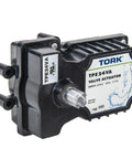 TORK TPE24VA valve actuator, black plastic housing with protruding metal drive shaft
