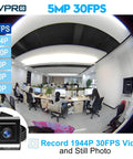 Office space view captured by 5MP Fisheye USB Camera With 200 Degree Ultra Wide Angle And Low Light Performance, IMX335 Sensor For Machine Vision And Security Monitoring, UVC Plug And Play On Windows Mac Linux Android, Delivers 30fps Smooth, Crystal Clear Footage.