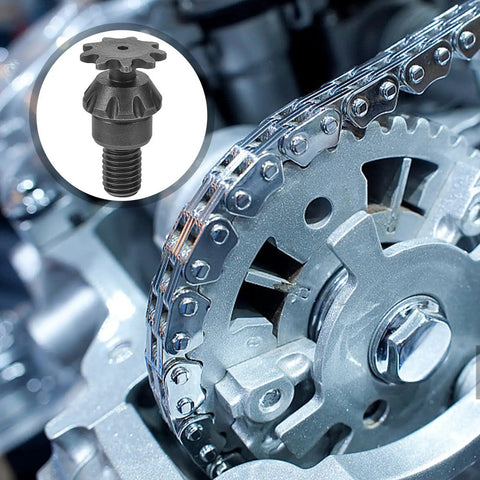 Heavy Hitter Iron Motorcycle Transmission Gear Reduction Unit For Mini Bikes Atv And Hot Rods with gear chain and screw detail