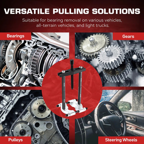 Image depicting a Bearing Puller And Splitter Set For Automotive Use 5 Ton Capacity focusing on versatile pulling solutions for vehicles.