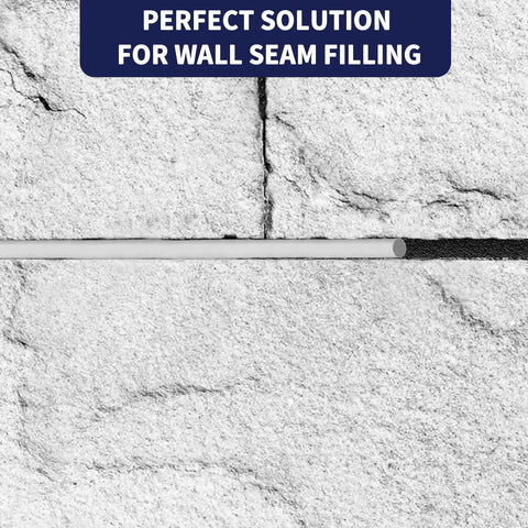 Premium Kickass Epdm Backer Rod 1 4 Inch By 16 4 Feet in wall seam, used for filling gaps and cracks in masonry.