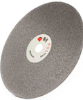 Four Inch Diamond Flat Lap Wheel Coarse Grit Angle Grinder Attachment to Polish Gemstones Glass and Stone Rapidly featuring a 100 grit surface.